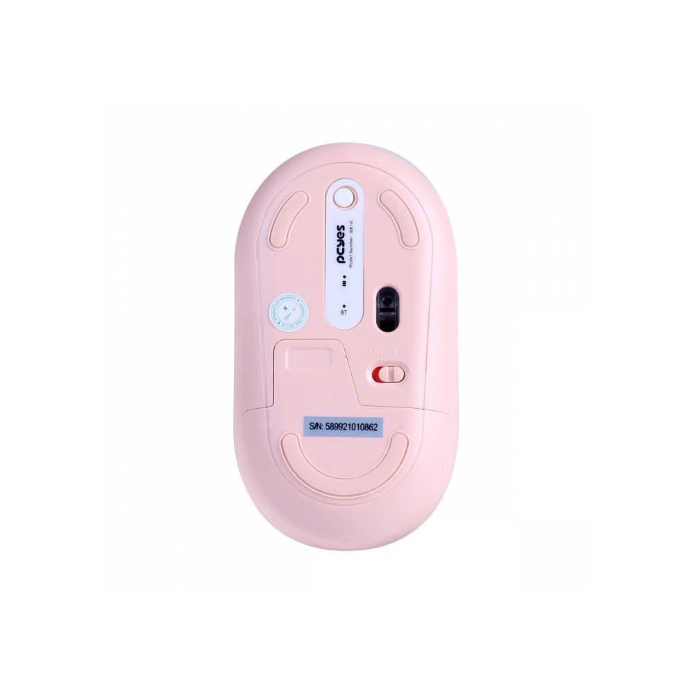 Mouse Sem Fio PCYes College Silent Click 1600Dpi Rosa - PMCWMDSCP - Truedata
