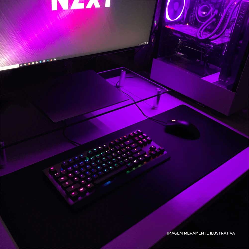 Mousepad Gamer NZXT M01 Preto 850X330mm - 788115638928 - Truedata