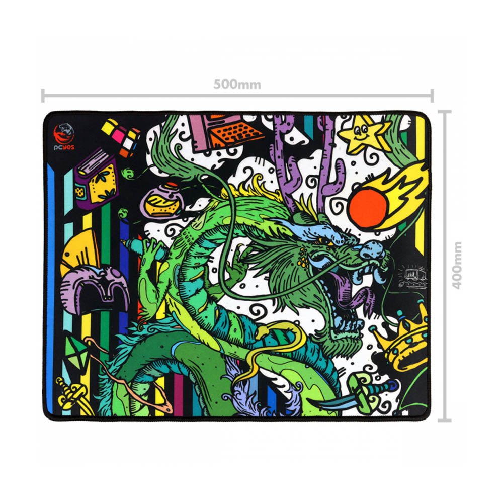 Mousepad Gamer PCYes Ancient Dragon Medium Estilo Speed 500X400MM - PMA50X40 - Truedata