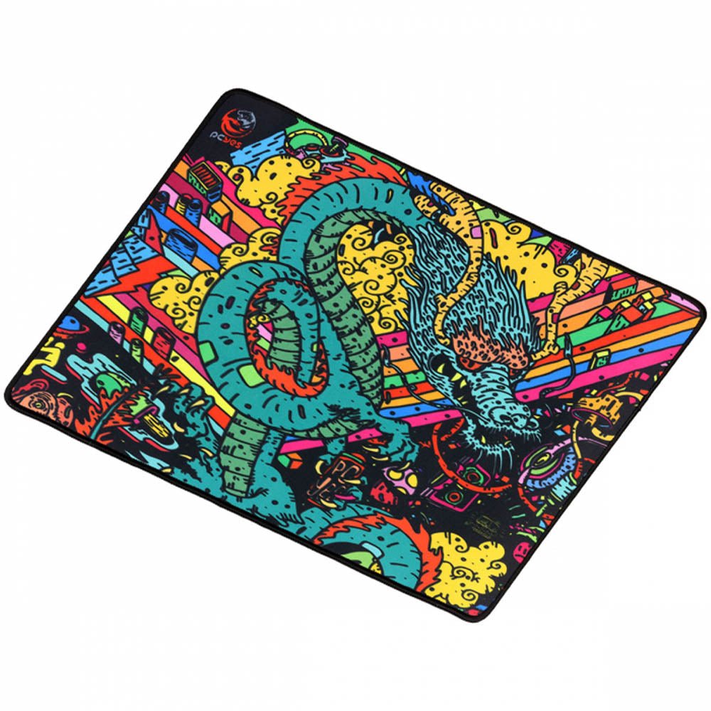 Mousepad Gamer PCYes Dragon Medium Estilo Speed 500X400MM - PMD50X40 - Truedata