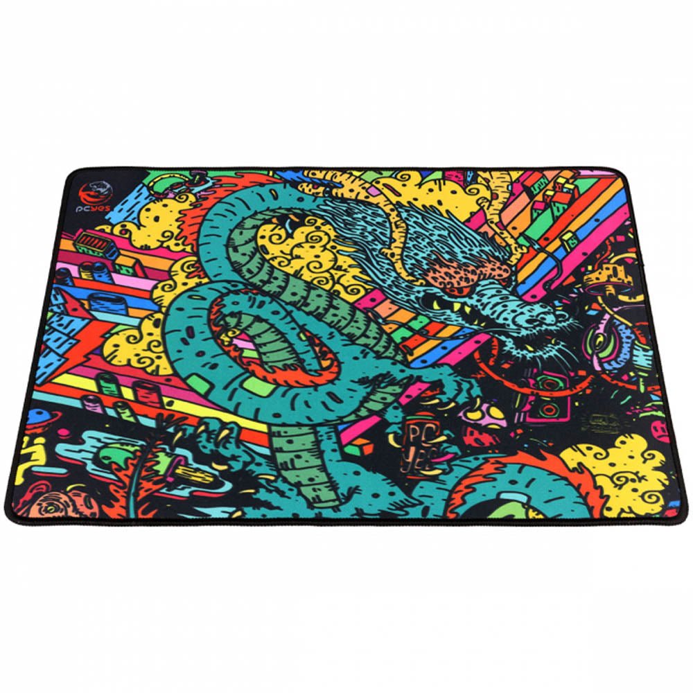 Mousepad Gamer PCYes Dragon Medium Estilo Speed 500X400MM - PMD50X40 - Truedata