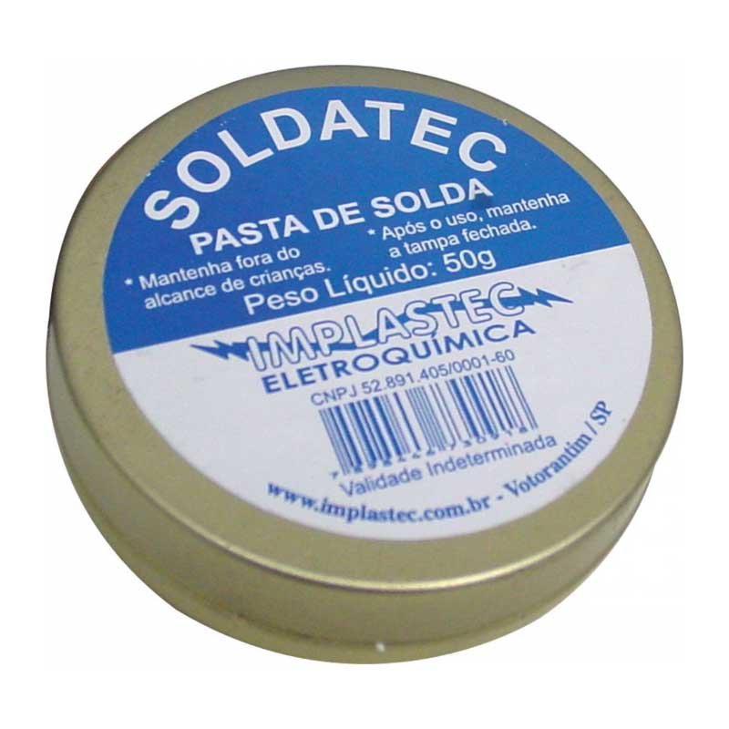 Pasta P/ Soldar Soldatec - Pote 50gr - 15070 - Truedata