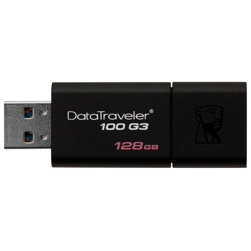 Pen Drive 128gb Kingston 3.0 Preto - Dt100g3/128gb - Truedata