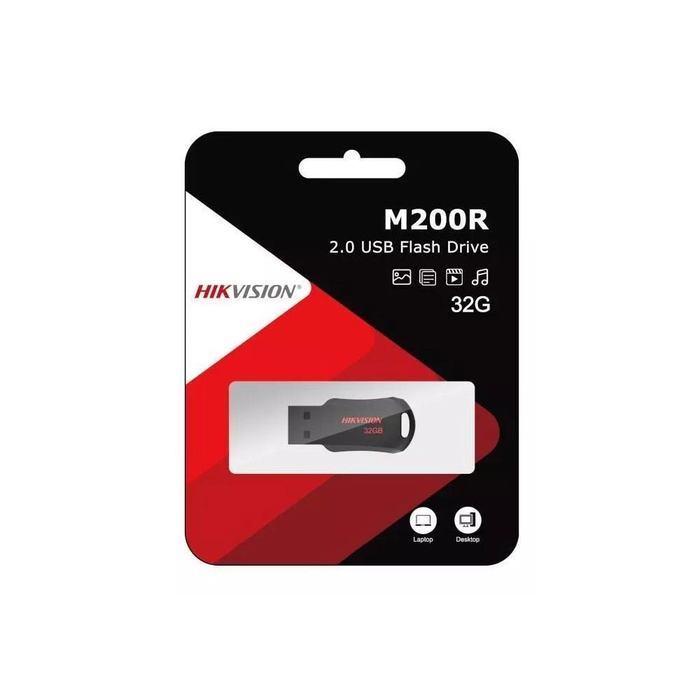 Pen Drive 32GB USB 2.0 M200R Hikvision (HsUsb - M200R/32G) - Truedata