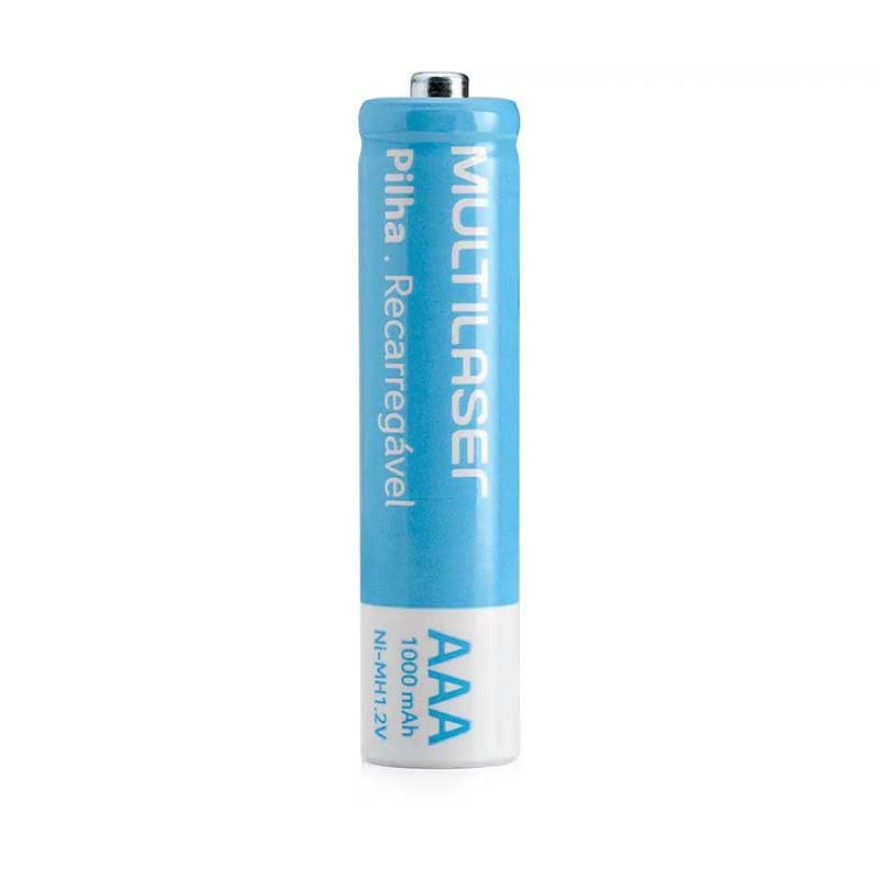 Pilha Recarregável AAA 1000mah Multilaser (Blister C/ 4 Pilhas) - CB050 - Truedata