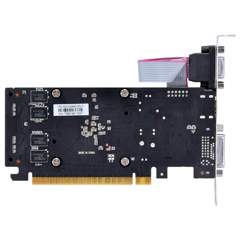 Placa De Video 1gb G210 Ddr3 Nvidia Geforce Pcyes Hdmi Dvi Vga - PA210G6401D3LP - Truedata