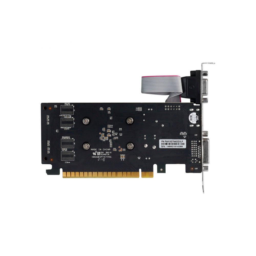 Placa De Video 2gb ddr3 PcYes Nvidia Geforce Gt 610 64bits Low Profile Hdmi Dvi Vga - PVG6102GBR364LP - Truedata