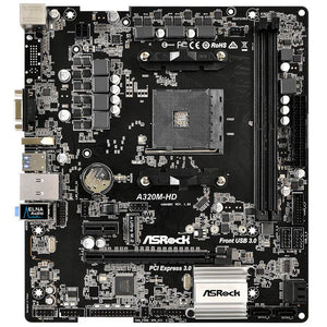 Placa Mae AMD ASRock A320M - HD DDR4 Socket AM4 - Truedata