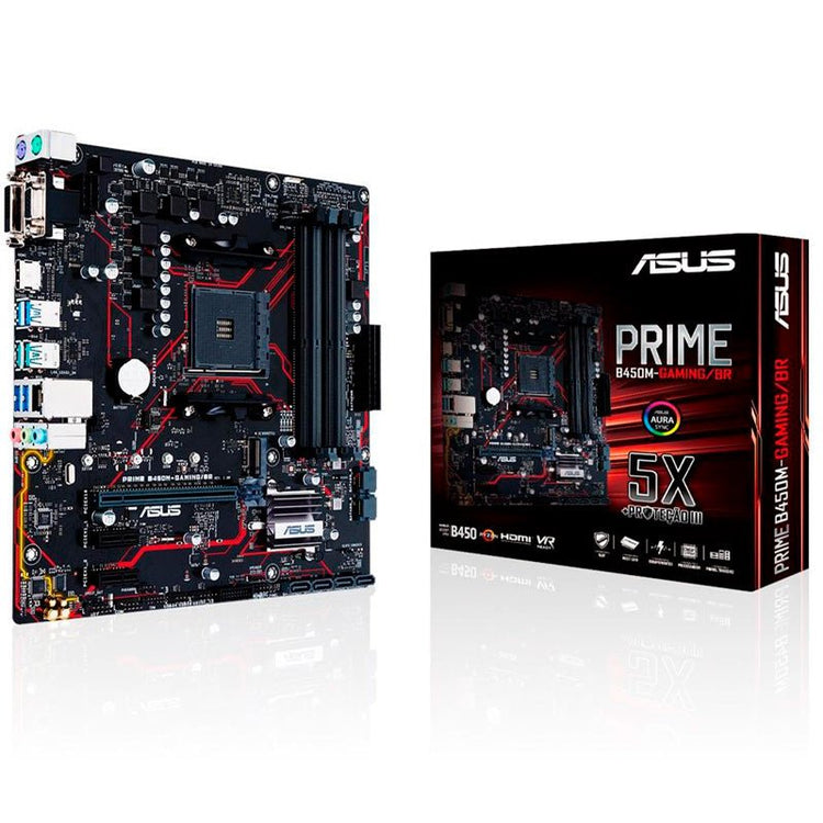 Placa Mae AMD Asus Prime B450 - M - Gaming DDR4 Socket AM4 - Truedata