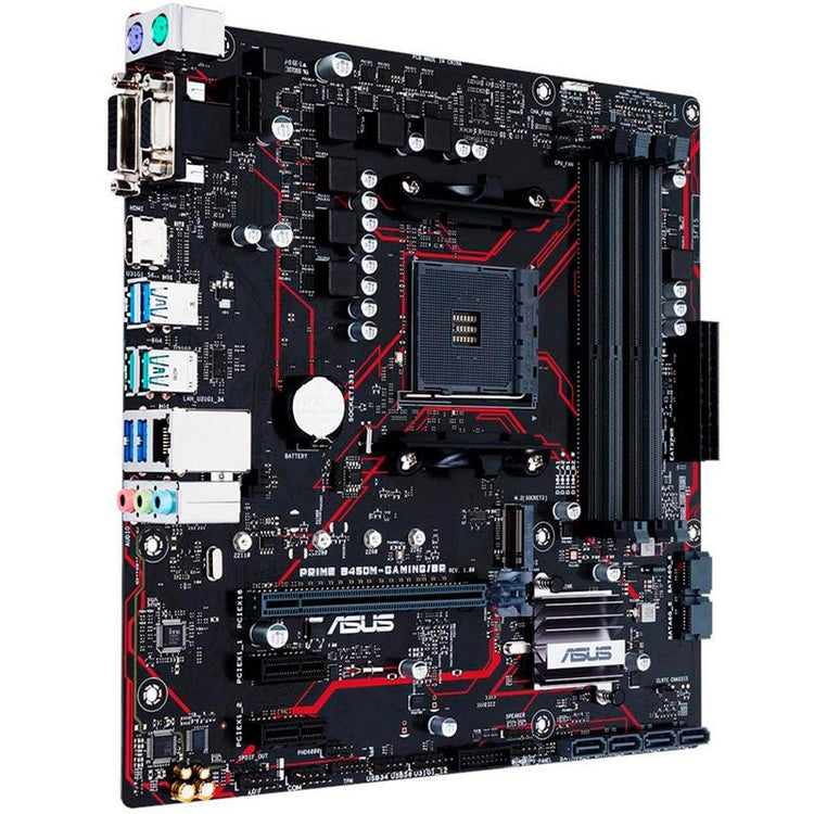 Placa Mae AMD Asus Prime B450 - M - Gaming DDR4 Socket AM4 - Truedata