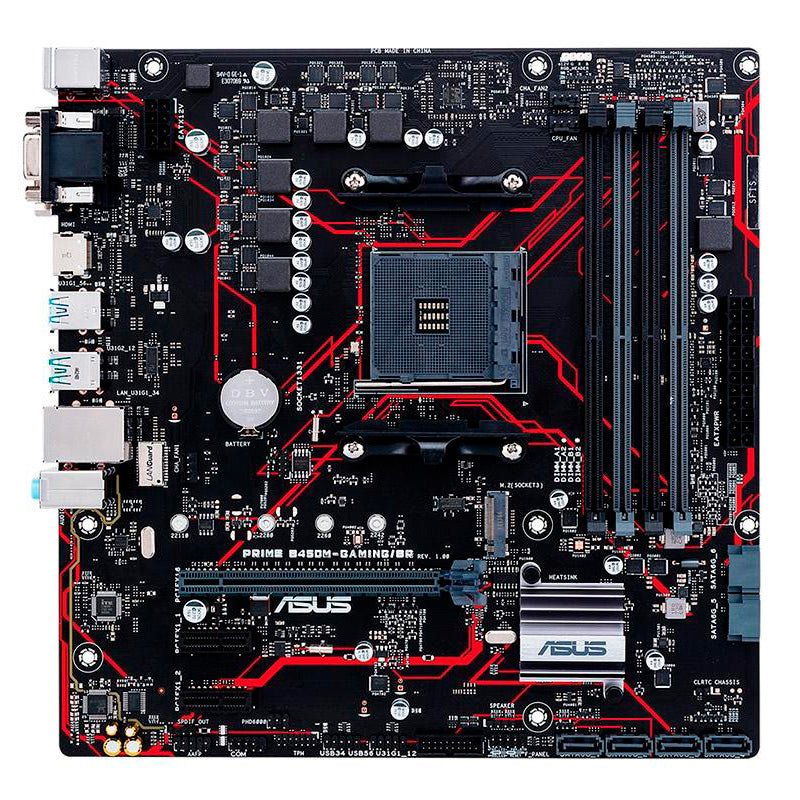 Placa Mae AMD Asus Prime B450 - M - Gaming DDR4 Socket AM4 - Truedata