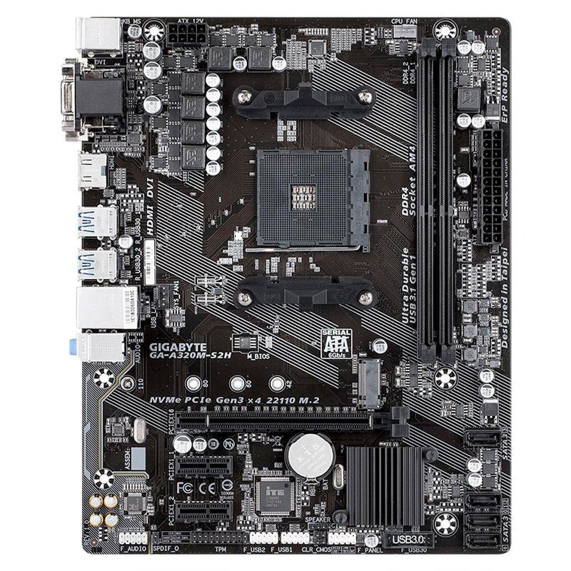 Placa Mae AMD Gigabyte GA - A320M - S2H DDR4 Socket AM4 - Truedata