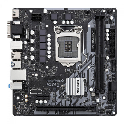 Placa Mae AsRock H510M - HVS V2.0 Atx Lga 1200 Ddr4 3200Mhz Hdmi USB D - Sub (10a e 11a Geração) - Truedata