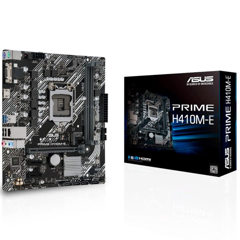 Placa Mae Asus Prime H410M - e Lga 1200 Ddr4 2933mhz Hdmi M2. Usb 3.1 (10a Geração) - Truedata