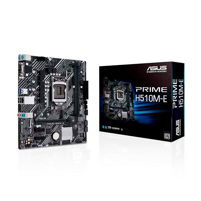 Placa Mae Asus Prime H510M - E Lga 1200 Ddr4 3200Mhz Hdmi Displayport M.2 (10a e 11a Geração) - Truedata