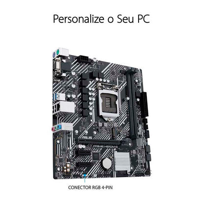 Placa Mae Asus Prime H510M - E Lga 1200 Ddr4 3200Mhz Hdmi Displayport M.2 (10a e 11a Geração) - Truedata