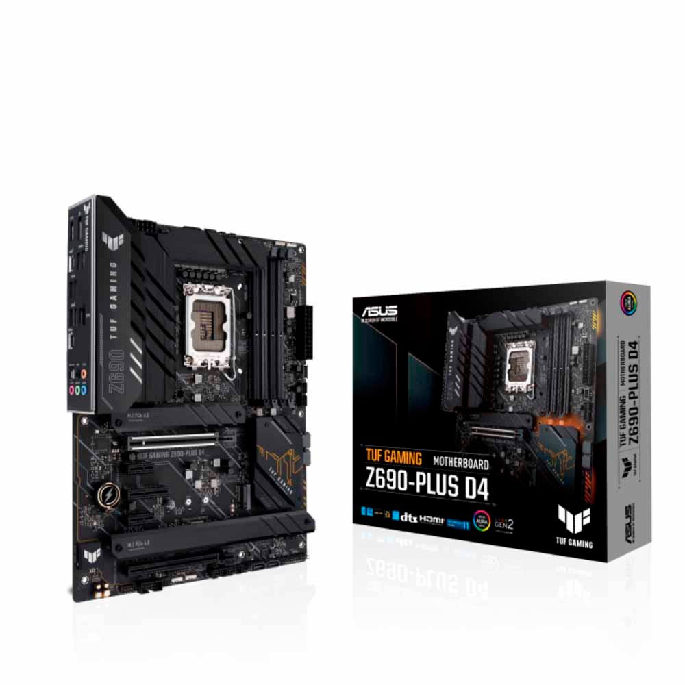 Placa Mae Asus Z690 - PLUS D4 Atx Lga 1700 Ddr4 Hdmi USB Displayport (12a Geração) - Truedata