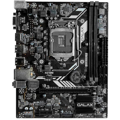 Placa Mae Galax H310 Intel Ddr4 Hdmi Vga Socket 1151 (8a E 9a Ger Intel) - IH31CMAGL01CW - Truedata