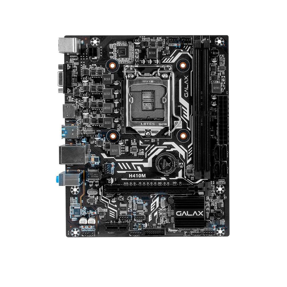 Placa Mae Galax H410M Elite Lga 1200 Ddr4 2666Mhz Vga Hdmi (10a Geração) - IH410MAGBAY1CW - Truedata