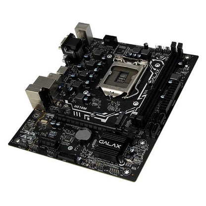 Placa Mae Galax H510M Matx Lga 1200 Ddr4 2666Mhz Hdmi Vga M.2 (10a e 11a Geração) - IH510MAGCGY1CW - Truedata
