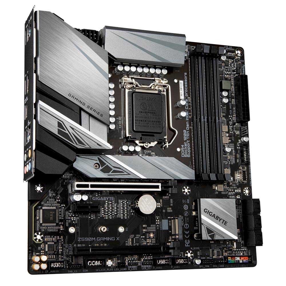 Placa Mae Gigabyte Z590M Lga 1200 M - Atx Ddr4 Hdmi Displayport M.2 Usb 3.2 Gaming X (10a e 11a Geração) - Truedata