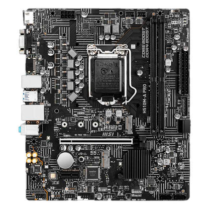 Placa Mae MSI H510M - A PRO Matx Lga 1200 Ddr4 3200Mhz Hdmi VGA M.2 (10a e 11a Geração) - 911 - 7D22 - 057 - Truedata