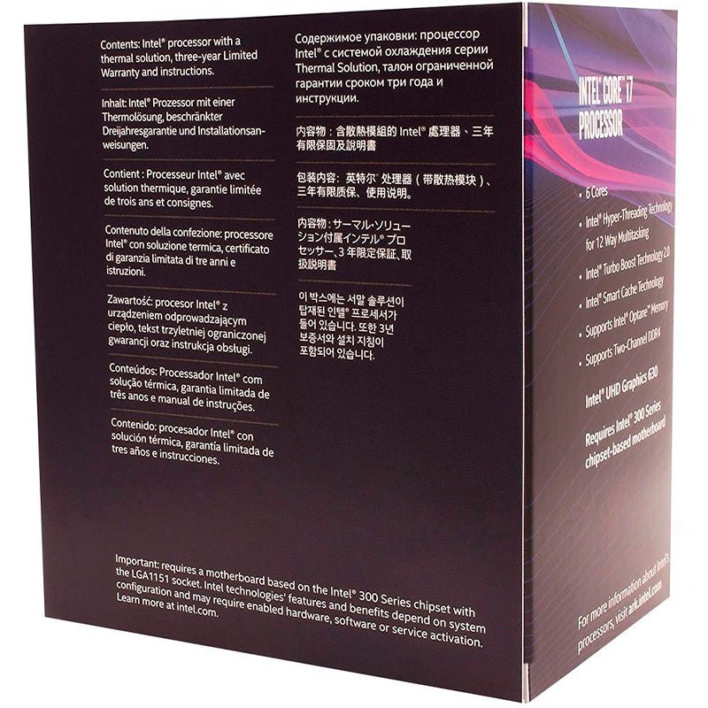 Processador Intel Core I7 - 8700 3.7ghz 12mb Lga 1151 - Bx80684i78700 - Truedata