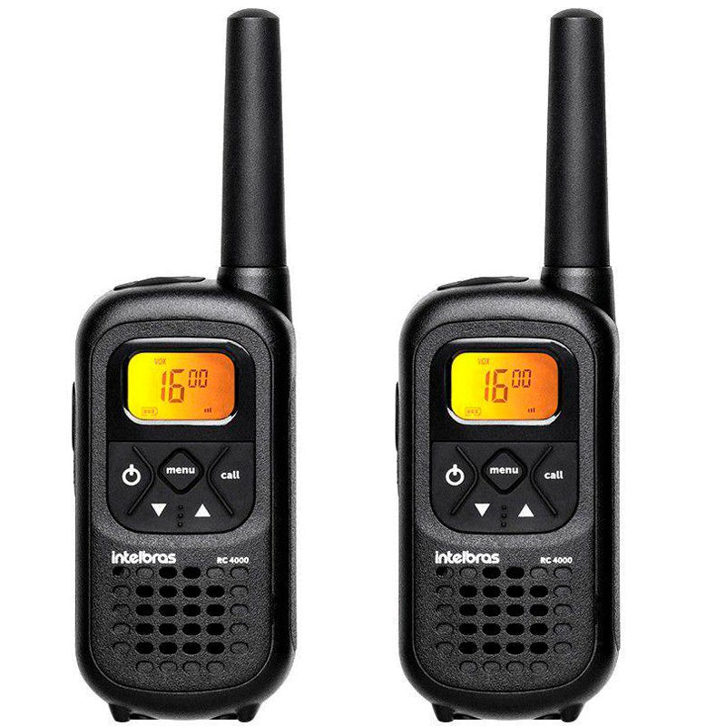 Radio de Comunicação Walkie Talkie Intelbras 20KM RC4002 - 4528103 - Truedata