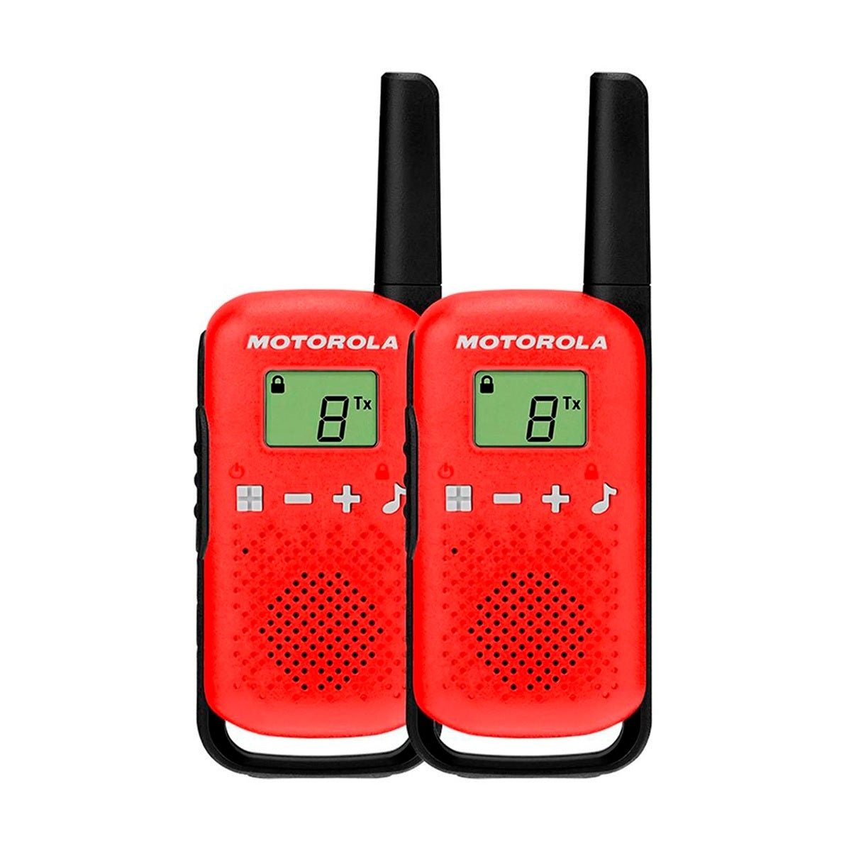 Radio De Comunicacao Walkie Talkie Motorola Talkabout T110br 25 Km Vermelho - Truedata