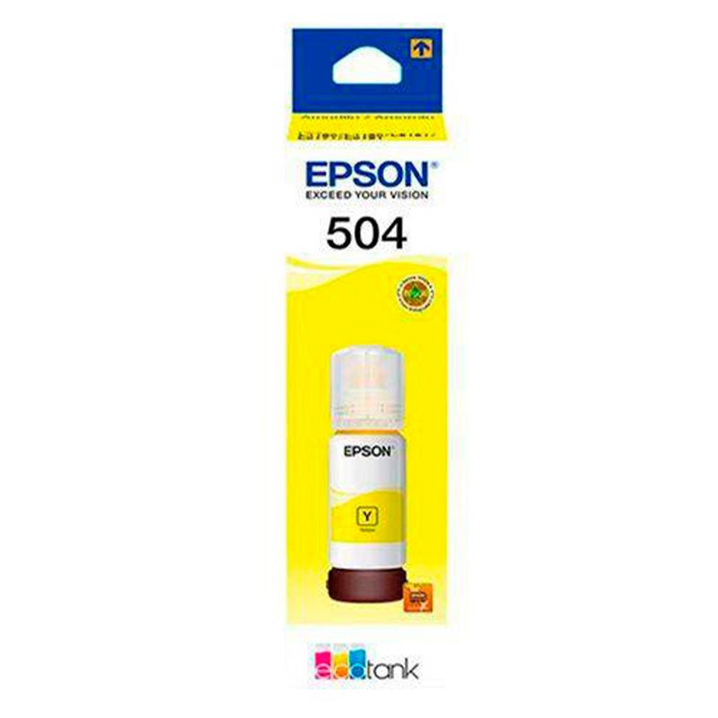 Refil De Tinta Epson T504420 65ml - Amarelo - P/ L4150 L4160 L6171 L6161 L6191 - Truedata