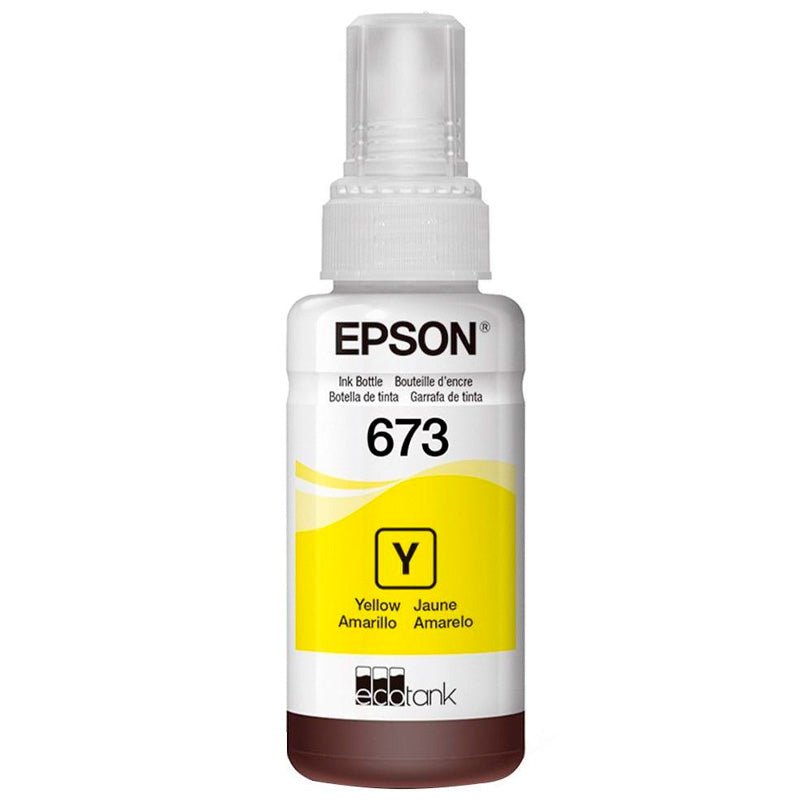 Refil De Tinta Epson T673420 - Amarelo Para L800 L805 L810 L1800 - Truedata