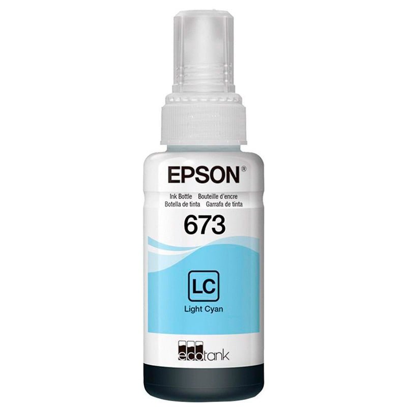 Refil De Tinta Epson T673520 - Ciano Claro Para L1800 - Truedata