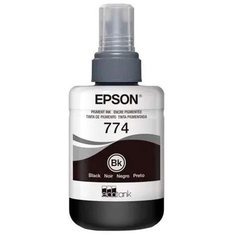 Refil De Tinta Epson T774120 - Al 140ml Preto - P/ M105 M205 L656 L606 - Truedata