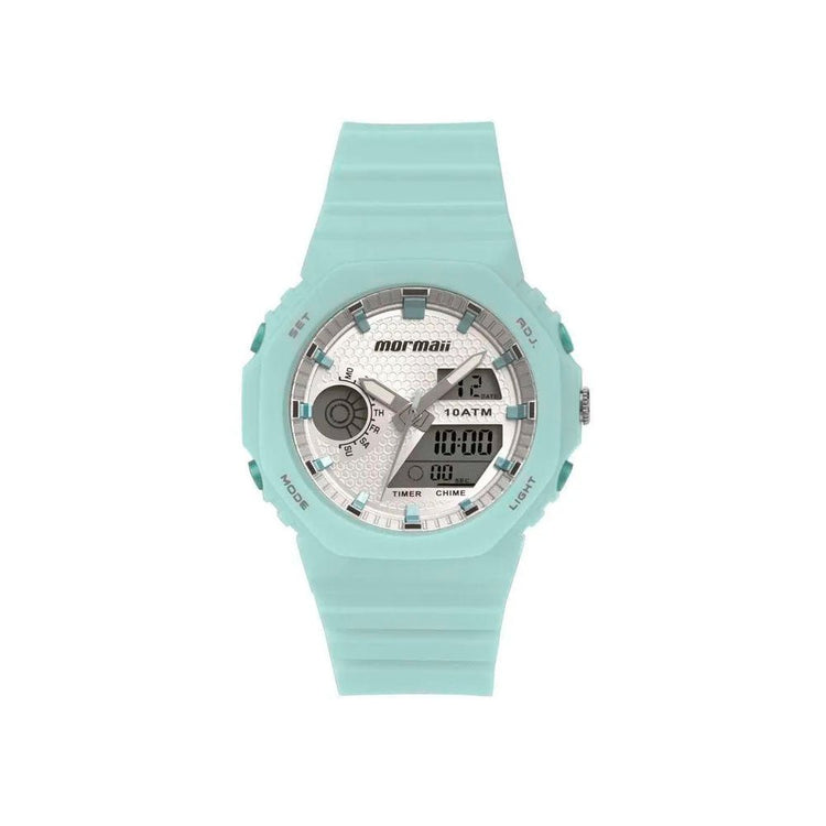Relógio de Pulso Mormaii Sports Feminino em Polimero Azul Claro - MO12800/8E - Truedata