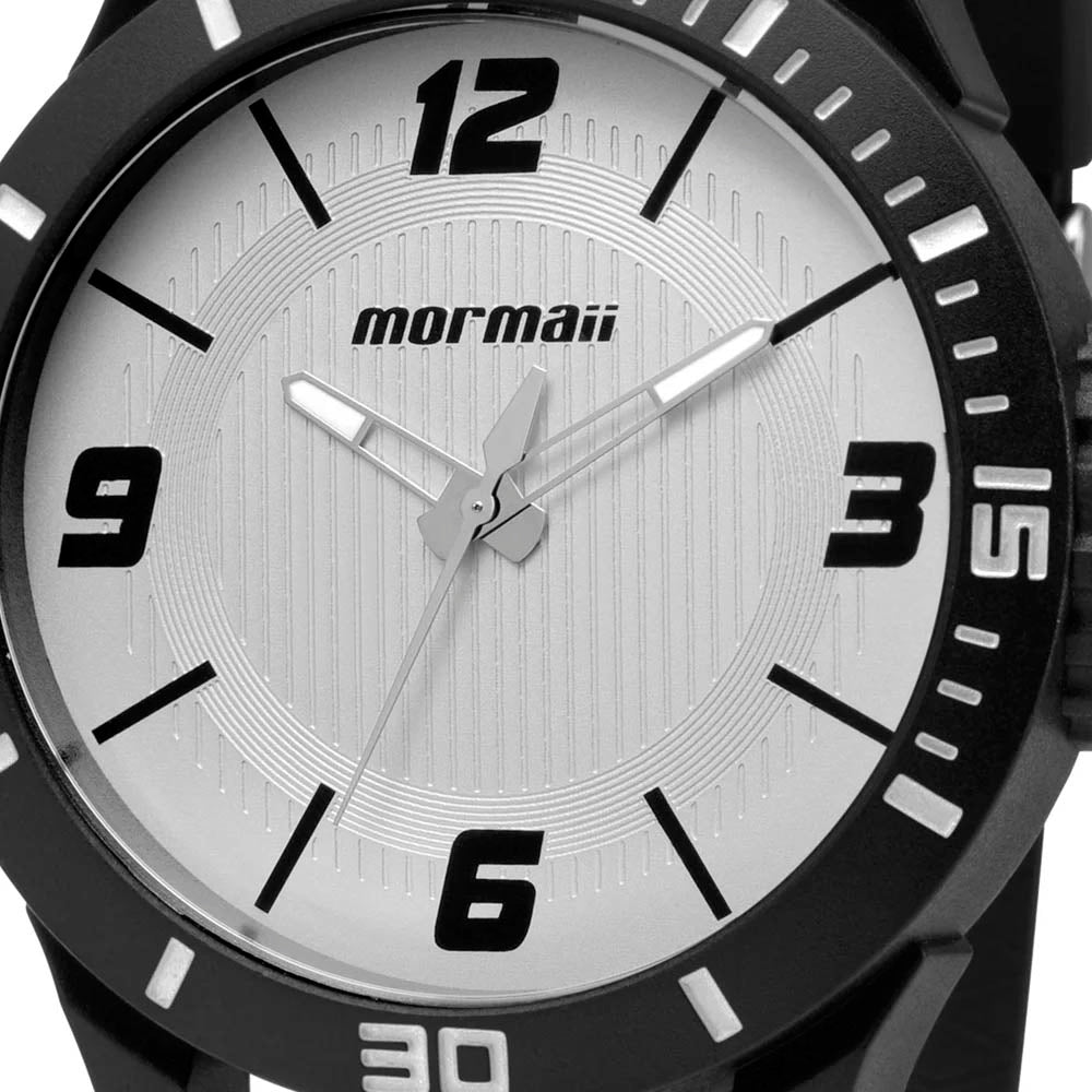 Relógio de Pulso Mormaii Wave Masculino em Silicone Preto - MO2035FL/8B - Truedata