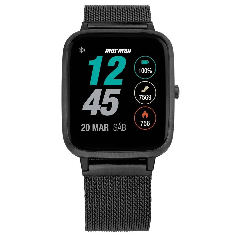 Relógio de Pulso SmartWatch Mormaii Life Preto - MOLIFEAI/7P - Truedata