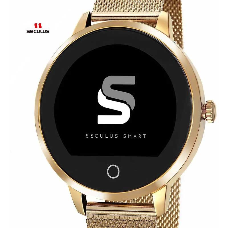 Relógio de Pulso SmartWatch Seculus Feminino em Malha de Aço - 79003LPSVDA2 - Truedata