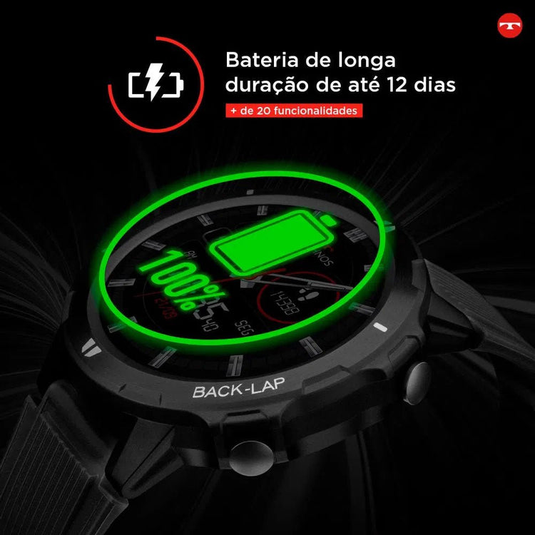 Relógio de Pulso SmartWatch Technos Masculino Connect Sports Laranja C/ Pulseira Adicional - TSPORTSAB/8L - Truedata