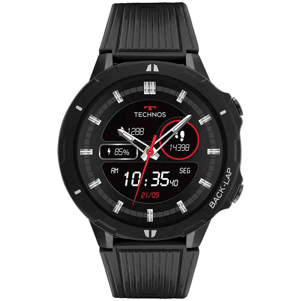 Relógio de Pulso SmartWatch Technos Masculino Connect Sports Preto - TSPORTSAA/8P - Truedata