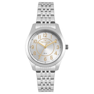 Relógio de Pulso Technos Boutique Feminino em Aço Prata - 2035MJES/1B - Truedata