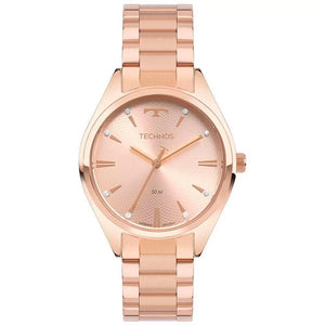 Relógio de Pulso Technos Boutique Feminino em Aço Rose - 2036MQT/1J - Truedata