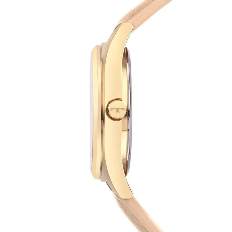 Relógio de Pulso Technos Feminino Boutique Dourado Pulseira em Couro - 2036MSB/0B - Truedata