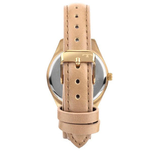 Relógio de Pulso Technos Feminino Boutique Dourado Pulseira em Couro - 2036MSB/0B - Truedata