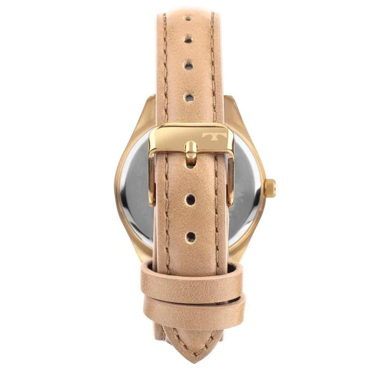 Relógio de Pulso Technos Feminino Boutique Dourado Pulseira em Couro - 2036MSB/0B - Truedata