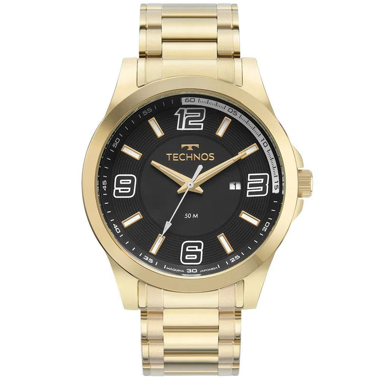 Relógio de Pulso Technos Racer Masculino em Aço Dourado - 2115NBA/1D - Truedata