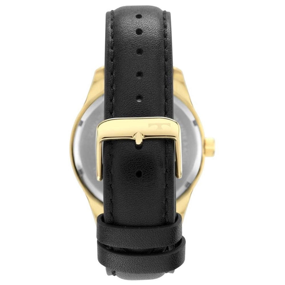 Relógio de Pulso Technos Steel Masculino em Couro Preto - 2115MXV/0P - Truedata