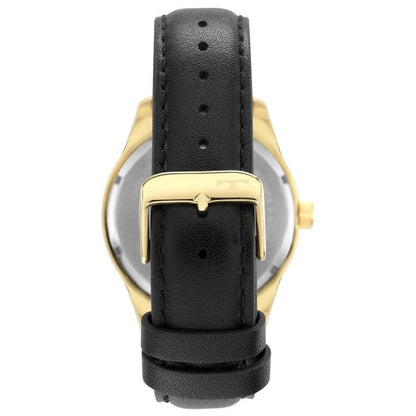 Relógio de Pulso Technos Steel Masculino em Couro Preto - 2115MXV/0P - Truedata