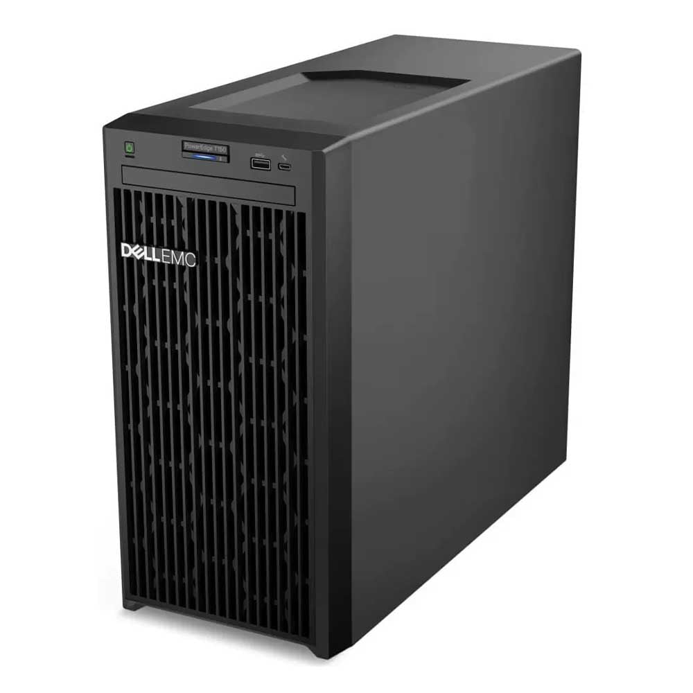 Servidor Dell PowerEdge T150 Intel Xeon E - 2324g 3.5ghz 2x 8gb Ddr4 2x 2tb - Truedata