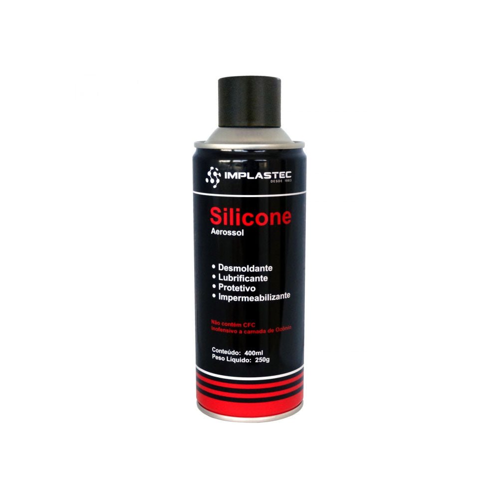 Silicone Lubrificante Aerosol 250g/400ml Implastec - 15060 - Truedata