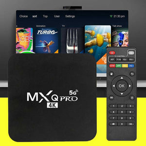 Smart Tv Box Mxq Pro 4k 8gb + 128gb Android Internet Tv Iptv Quad Core - Truedata